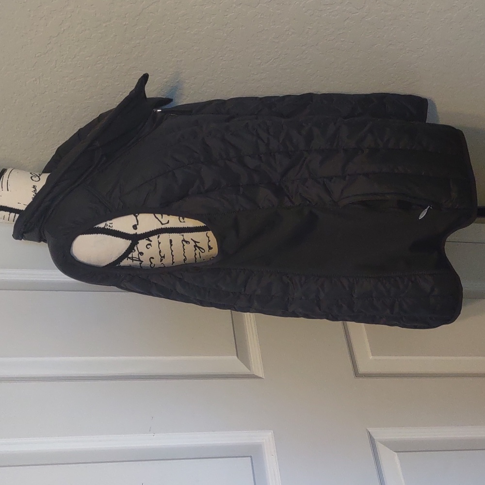 Calvin Klein Black performance Quilted Vest Plus Size 1X New - Picture 3 of 11